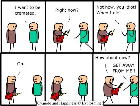 Cyanide and Happiness, a daily webcomic